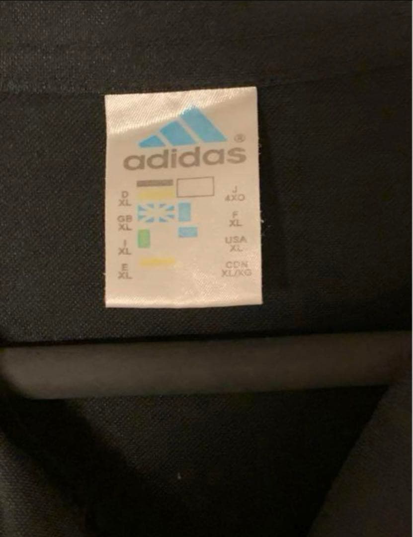 adidas Real Madrid XL 黒 サッカー ジャージ