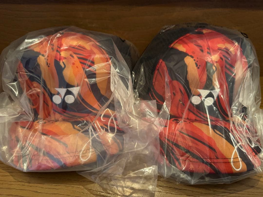 【限定】ヨネックス限定　オールジャパン　キャップ　ブラック　ネイビー　2個セット