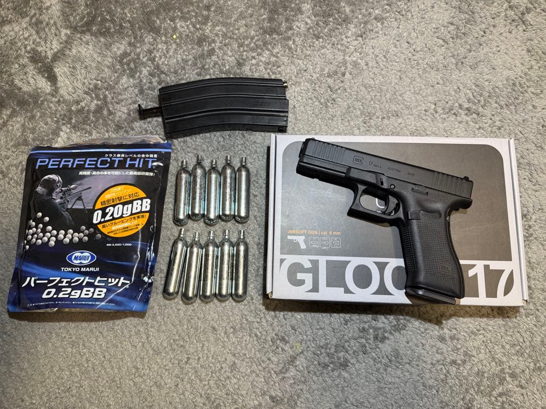 SRC GLOCK 17 gen5 Mos co2ガスガンセット adam