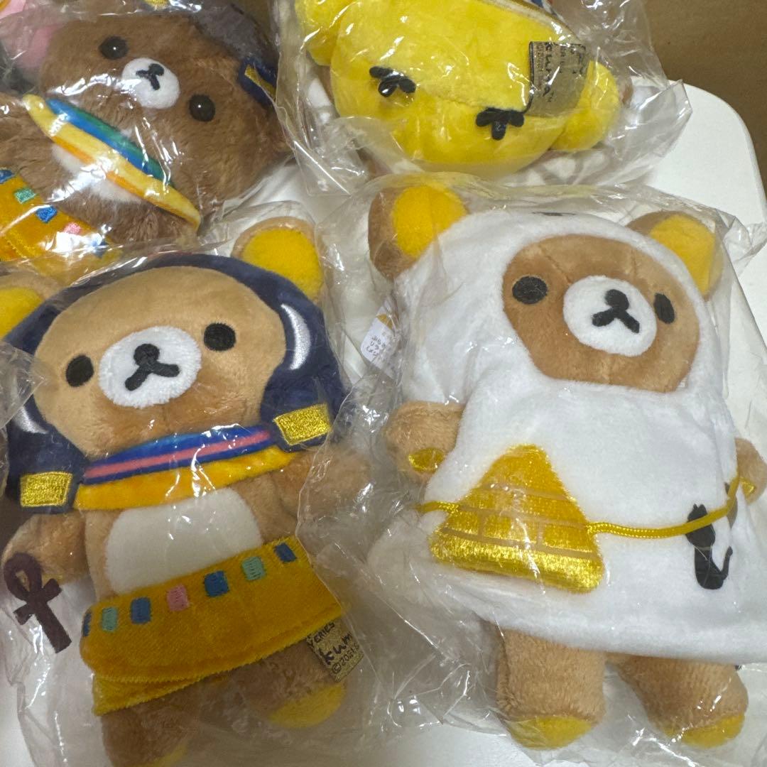 古代エジプト展　リラックマぶらさげぬいぐるみ7体セット