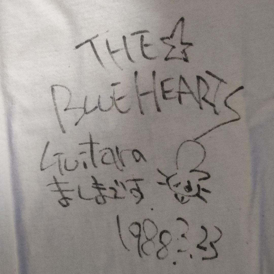 THE BLUE HEARTS 真島昌利　直筆サイン入りTシャツ