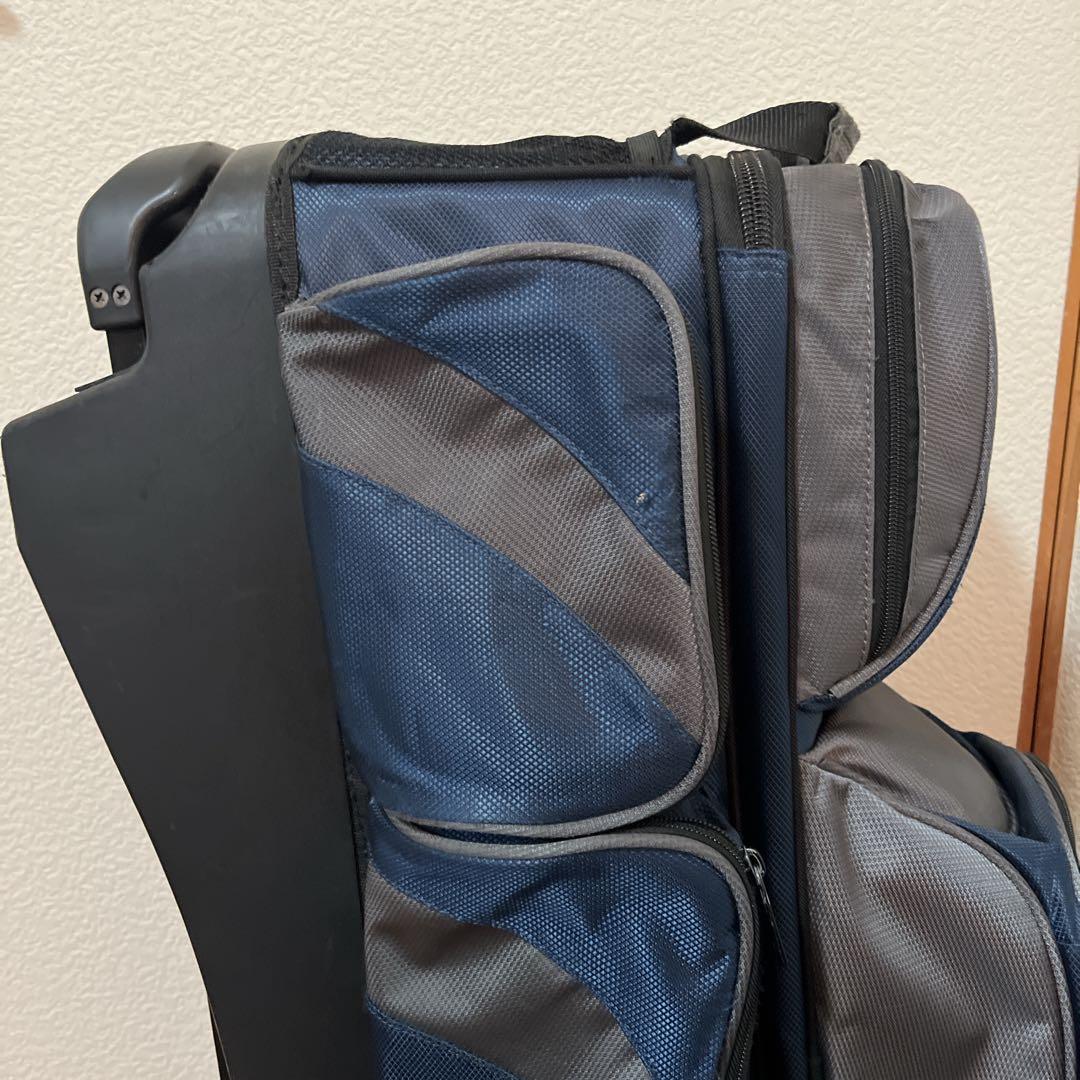 【希少品】 Ebonite ボウリング用バッグ 3個入り　キャリー　ネイビー