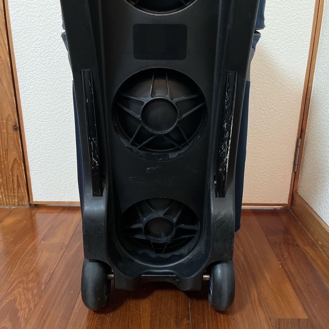 【希少品】 Ebonite ボウリング用バッグ 3個入り　キャリー　ネイビー