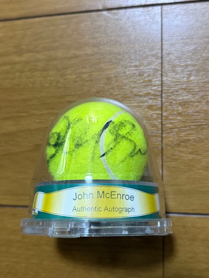 2008 Ace Authentic ジョン・マッケンロー 直筆サインボール