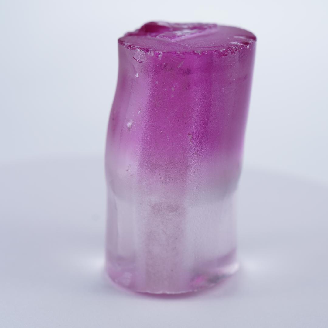 合成バイカラーサファイア　原石