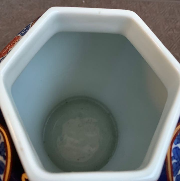 有田焼 飾り壺 蓋付 陶器 小型 置物 焼物 花模様 色絵 骨董 美術