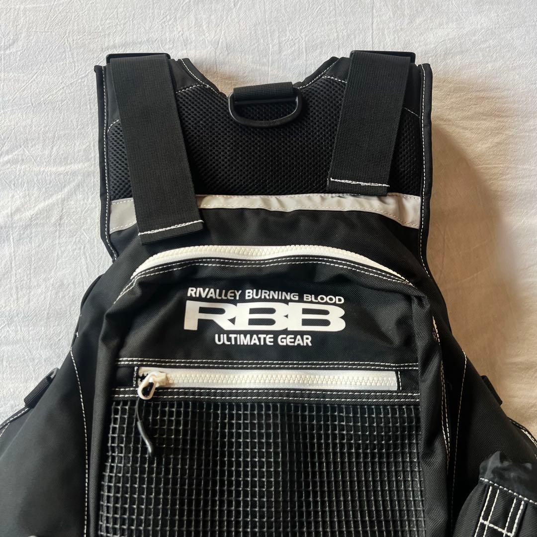 【美品】RBB タイドゲームベスト ジャケット　ブラック ホワイト