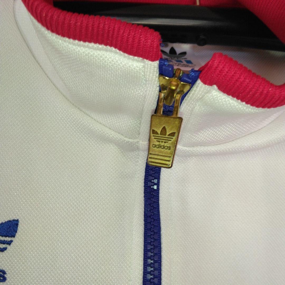 adidasデサント時代90年代前半の トーニングジャケット＆パンツ セット2L