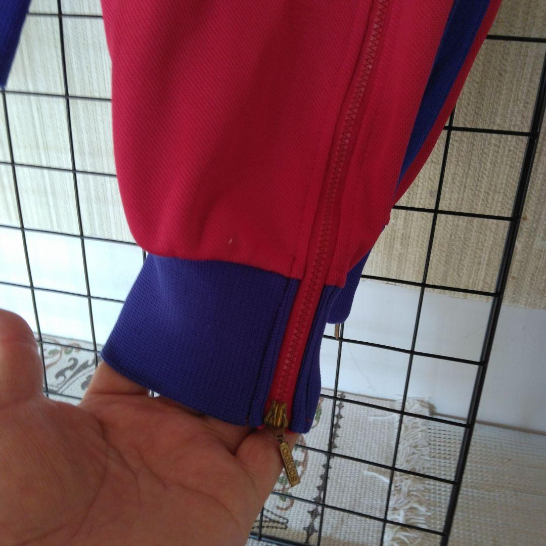 adidasデサント時代90年代前半の トーニングジャケット＆パンツ セット2L