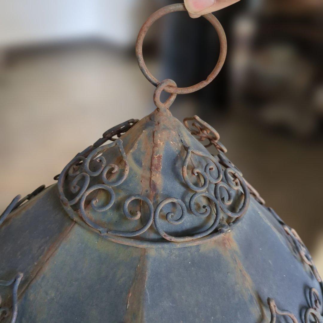 レトロ　鳥かご　シャビー　ガーデニング　鉄　アイアン　花入