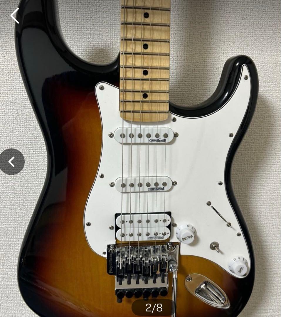 フェンダー　ストラト　ラージヘッド　スキャロップ フライドローズ　リッチー