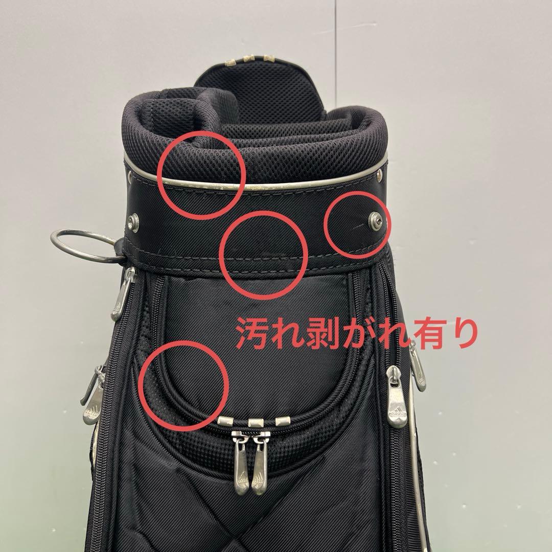 アディダス adidas ゴルフバッグ　9インチ　ブラック　メンズ　ゴルフ