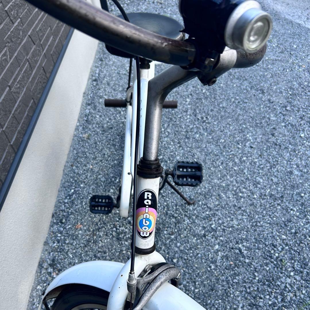 ★ビーチクルーザー★ ホワイトrainbow