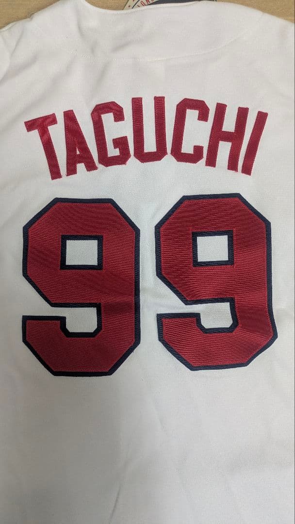 MLB正規品　田口 カージナルス ユニフォーム Majestic キャップ付き