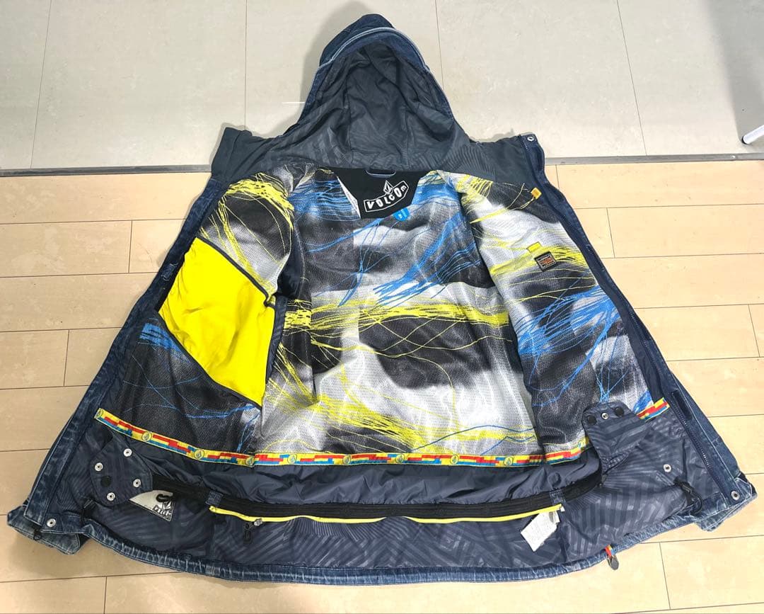 超レア！　VOLCOM スノーボードウェア　リアルデニム　上下セットアップ