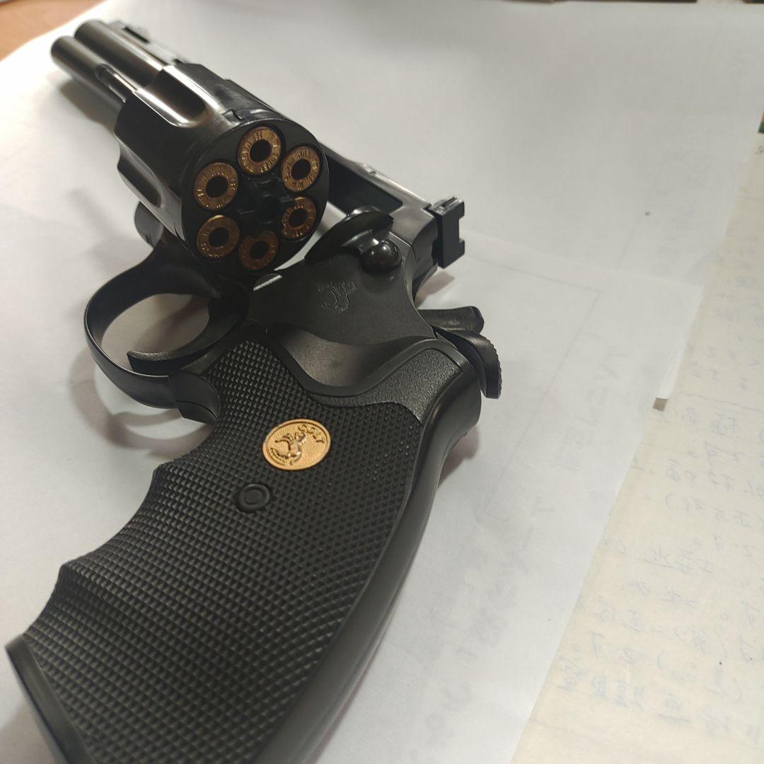 COLTパイソン357マグナム東京マルイ 29cmX14cmブラックモデル