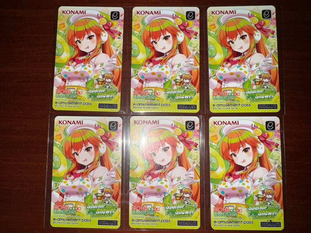 Beatmania Sparkle Shower イロハ e-pass 6枚