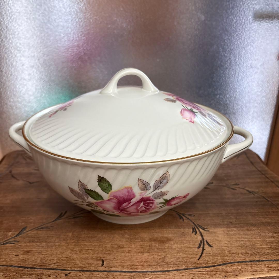 フランス　アンティーク　ヴィンテージ　ジアン　スーピエール　バラ