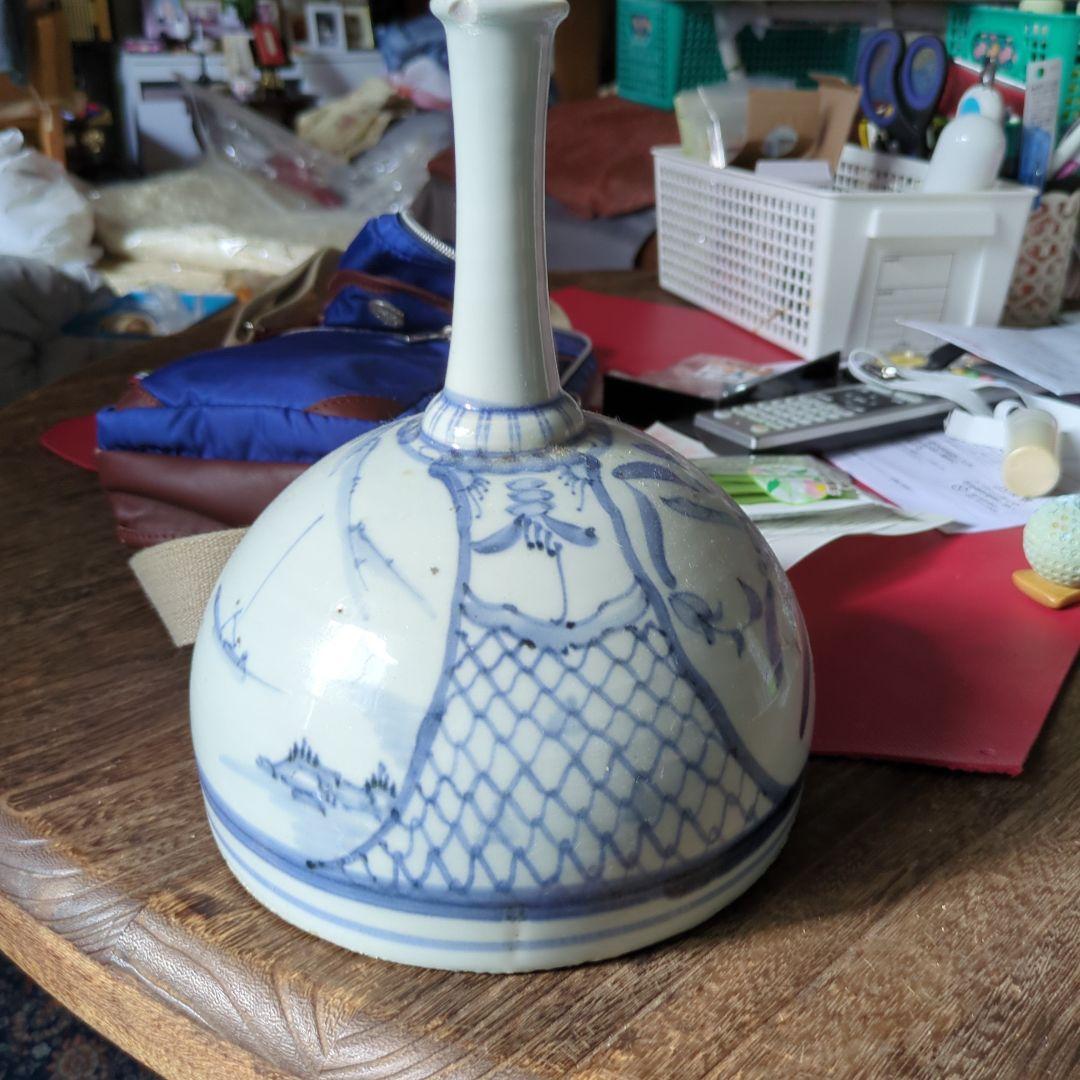 値下げ希少舟徳利微塵子印判手徳利セット