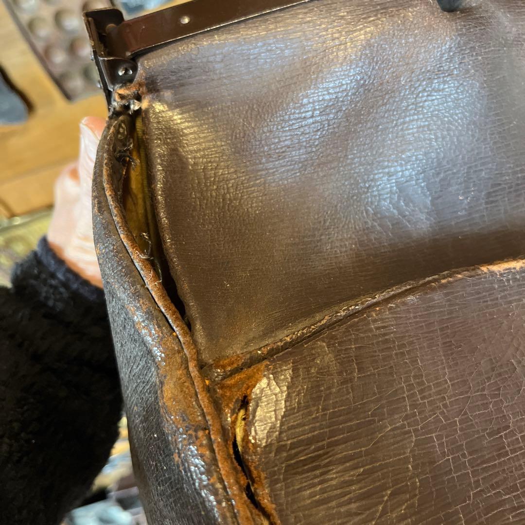 ヴィンテージ　レザードクターバッグ