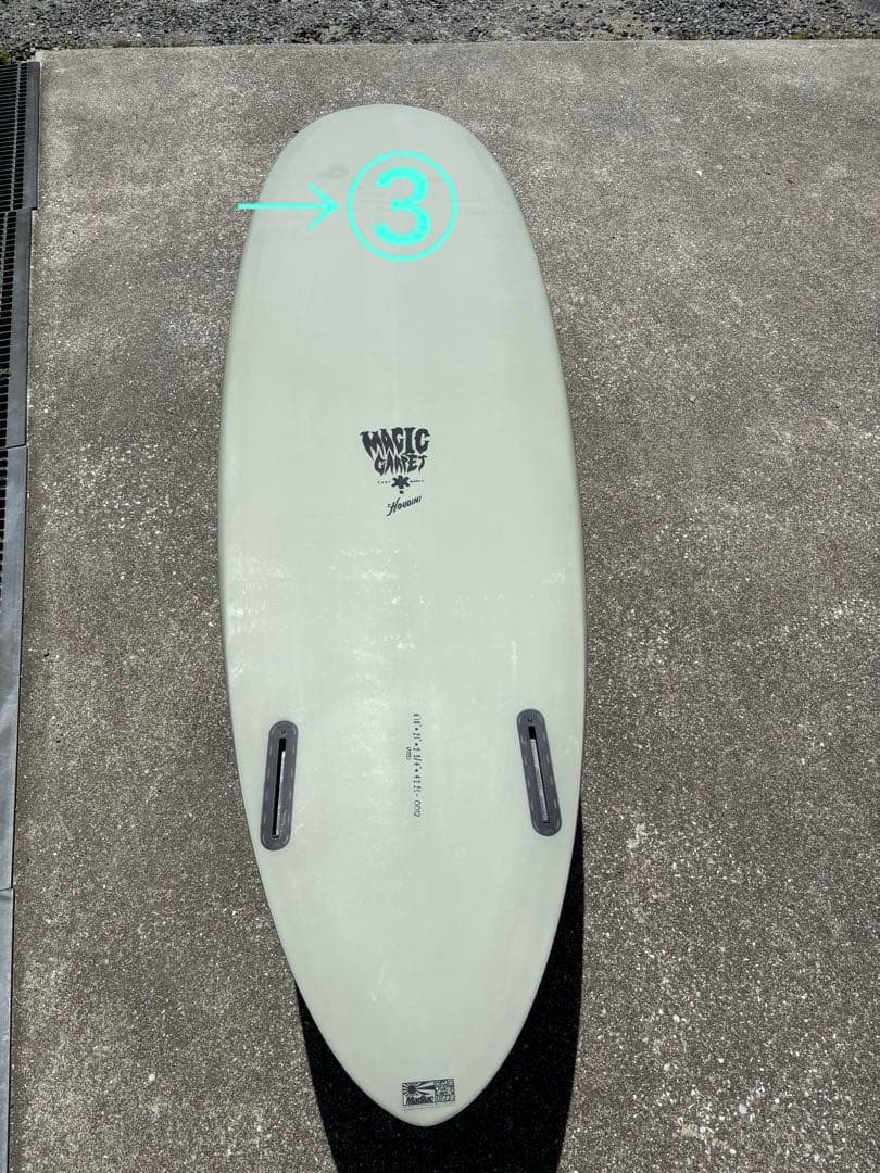 JS マジックカーペット サーフボード 6'10 ミッドレングス