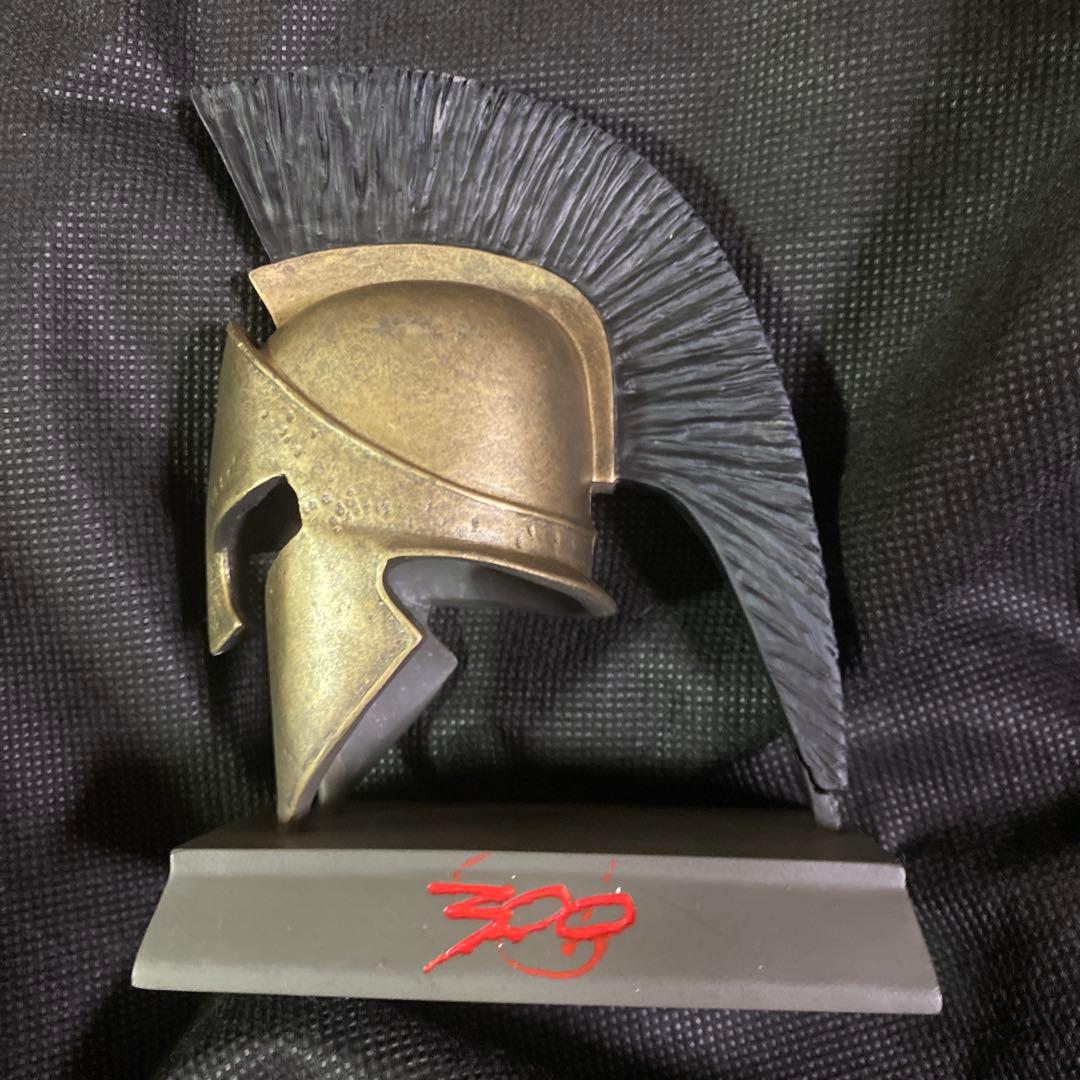 レオニダス王　映画 300 スリーハンドレッド　ヘルメット　兜 ミニチュア