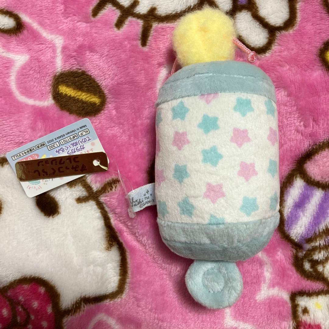 すみっコぐらし ベビー ガラガラてのりぬいぐるみ たぴおか　新品