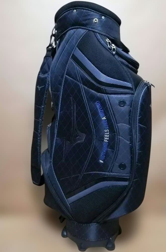MIZUNO 軽量 キャディバッグ 黒 ゴルフバッグ