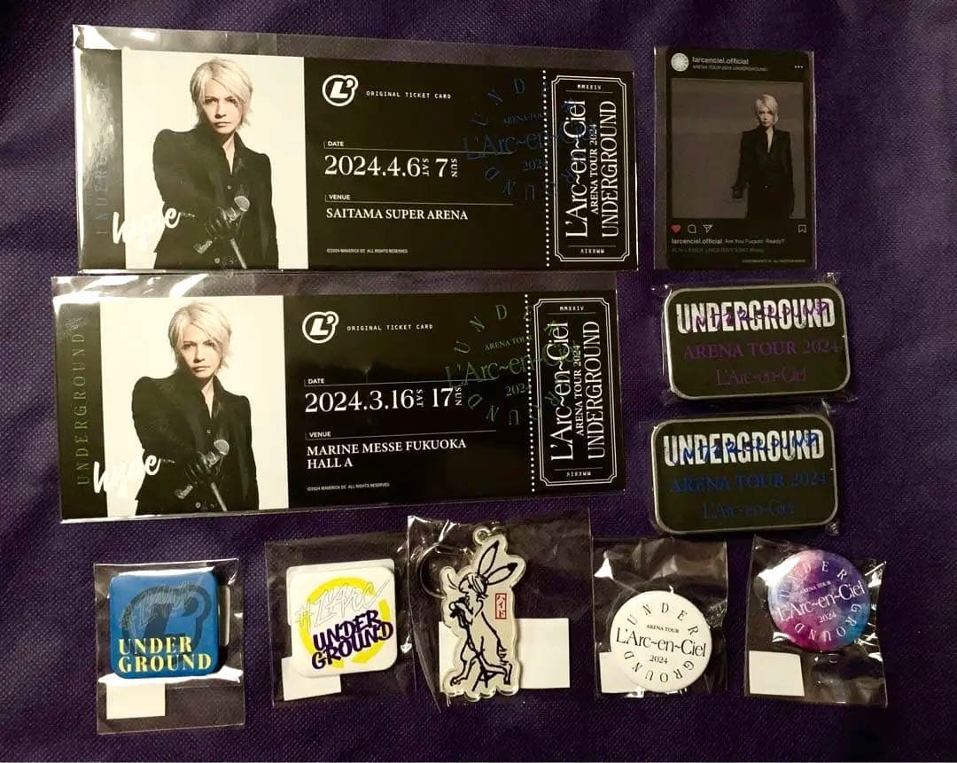 デジタルラルくじ ピクチケ アクキー hyde 代々木 埼玉 福岡 シークレット