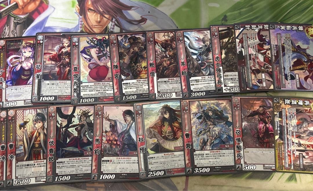 三国志大戦TCG 14弾&15弾 魏 フォイル17枚セット　foil