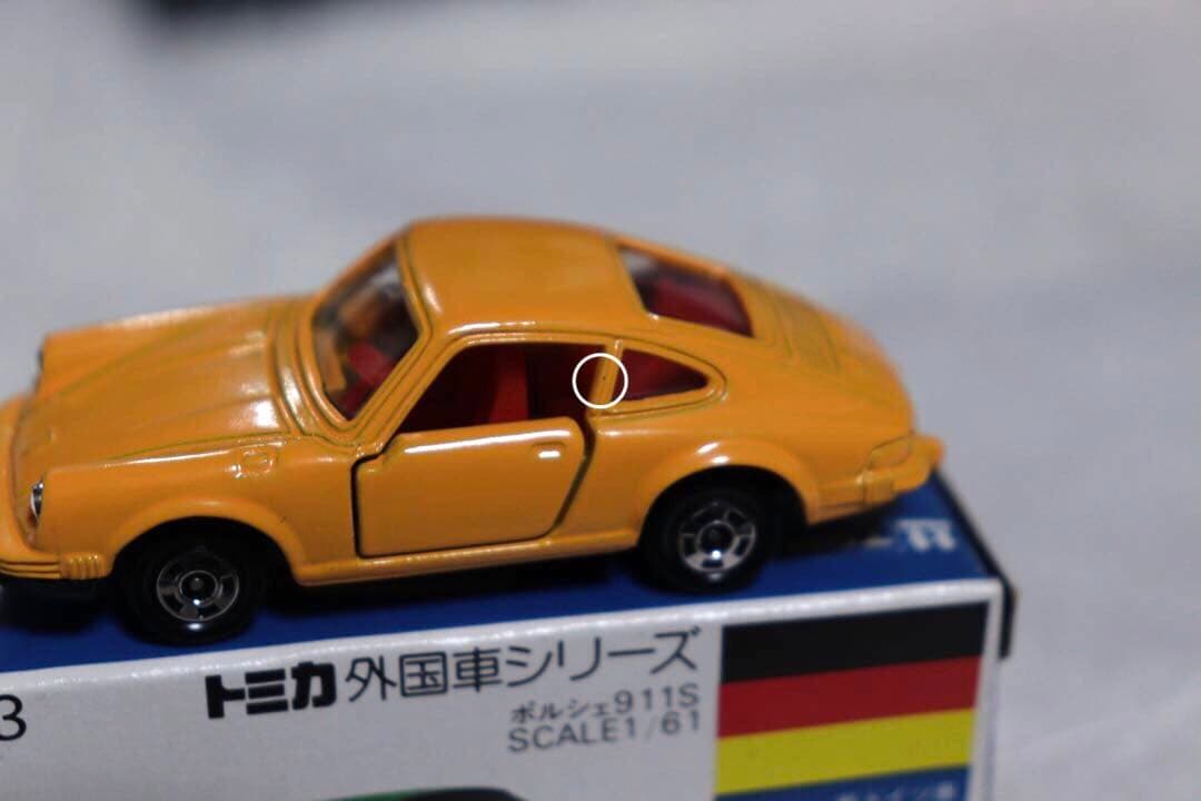 日本製　トミカ　外国車シリーズ　ポルシェ　911S F3 西ドイツ車