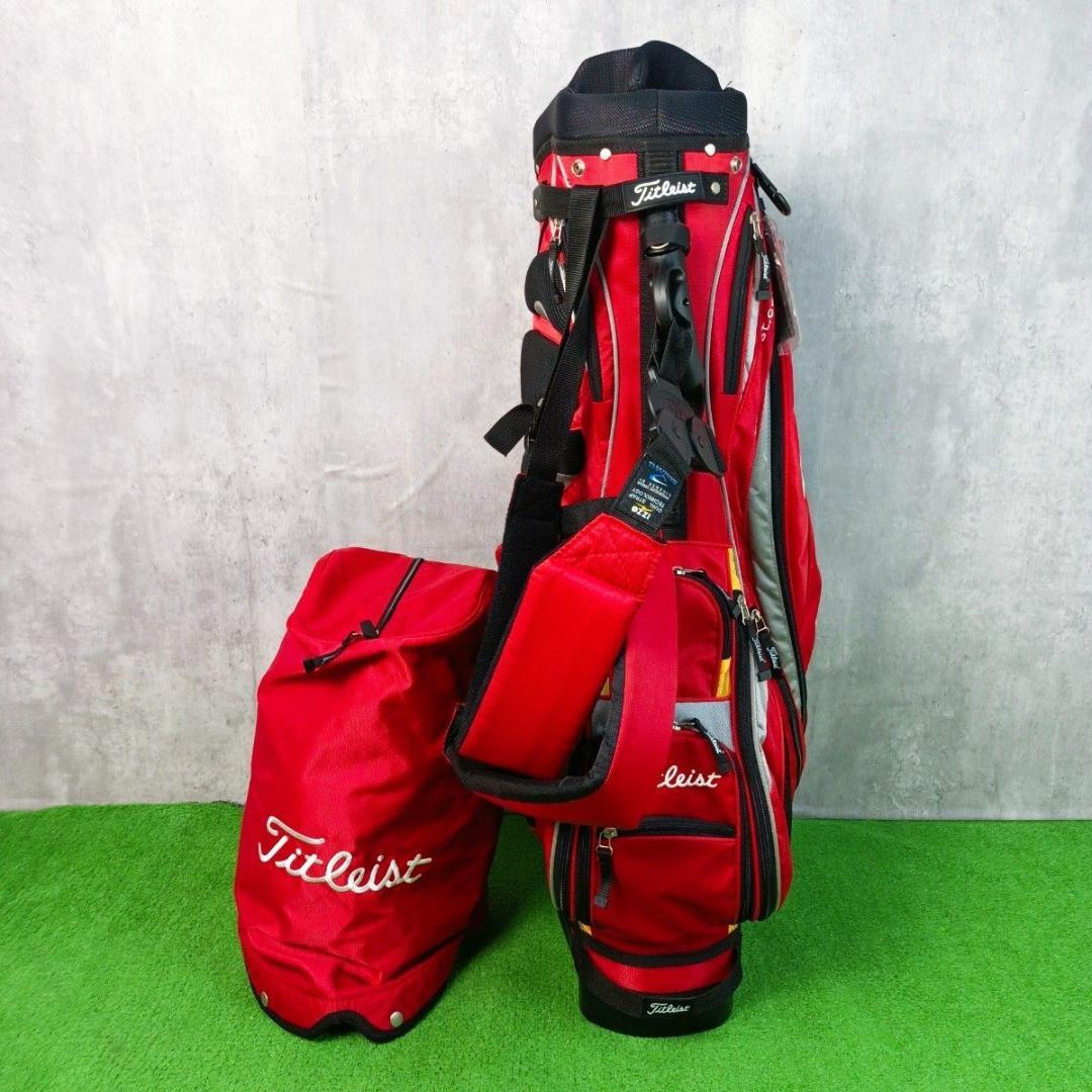 良品　タイトリスト スタンド式キャディバッグ 口枠7分割 Titleist