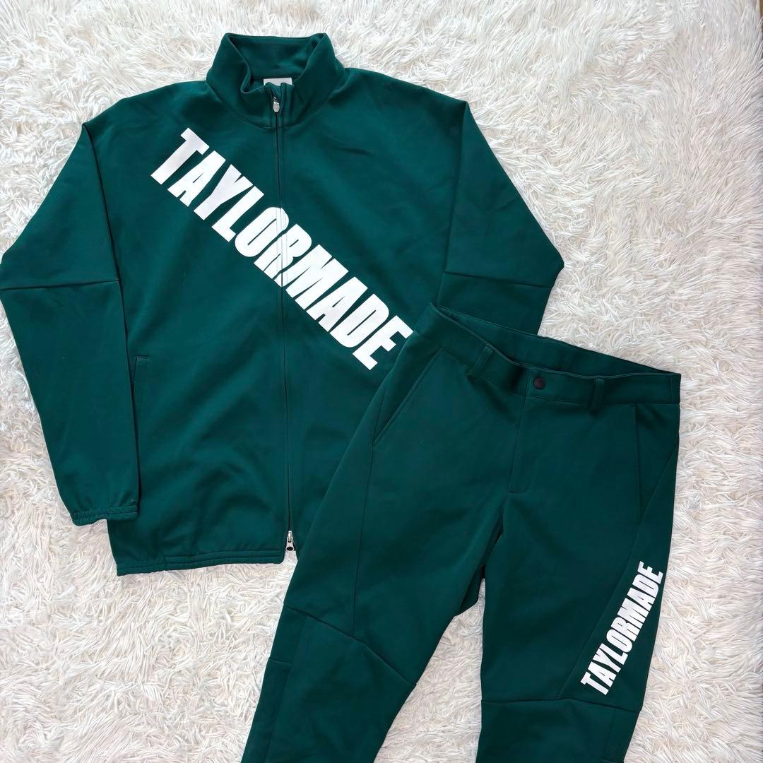 最新作 テーラーメイド セットアップ ジャージ ブルゾン グリーン ジップアップ