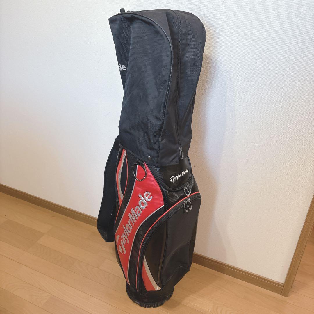 K447 TaylorMade キャディバッグ 赤 黒