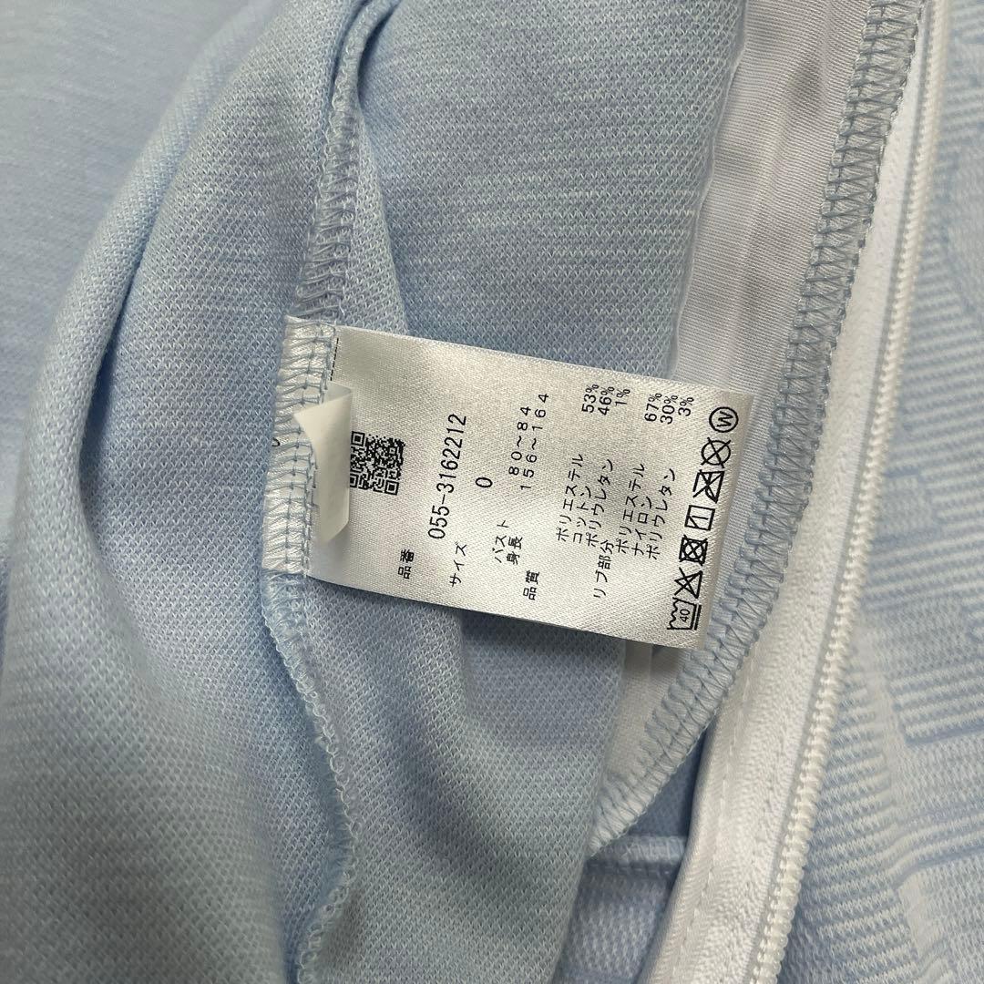 美品♡パーリーゲイツ 2023 パーカー ゼブラメッシュ BIGロゴ柄