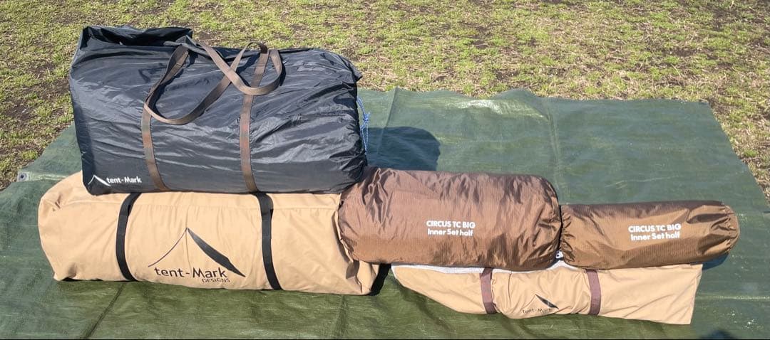 【美品セット】テントマーク　サーカスTC BIG、焚火タープマルチコネクトヘキサ