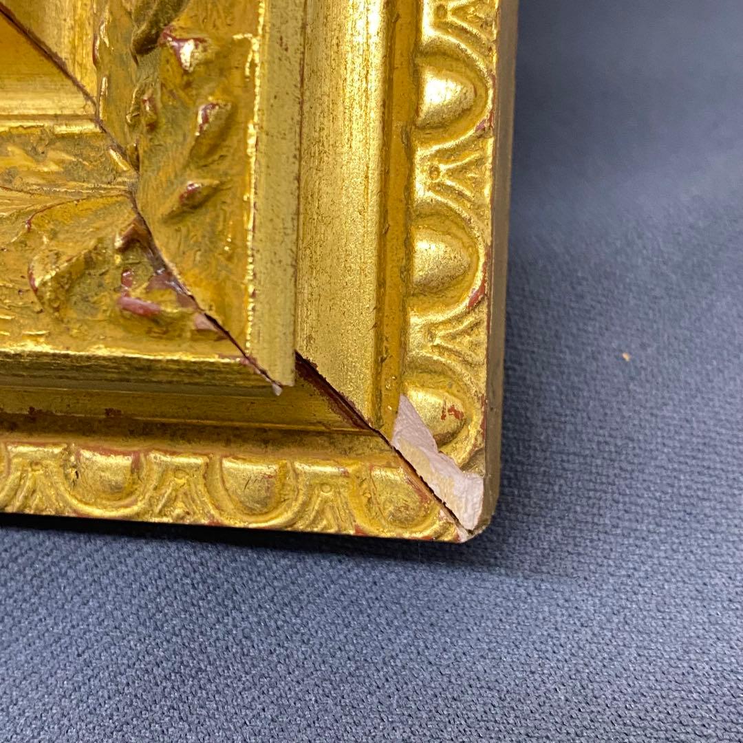 的場晋 「ベニスの風景」 油絵 絵画 風景画 美術品 額装