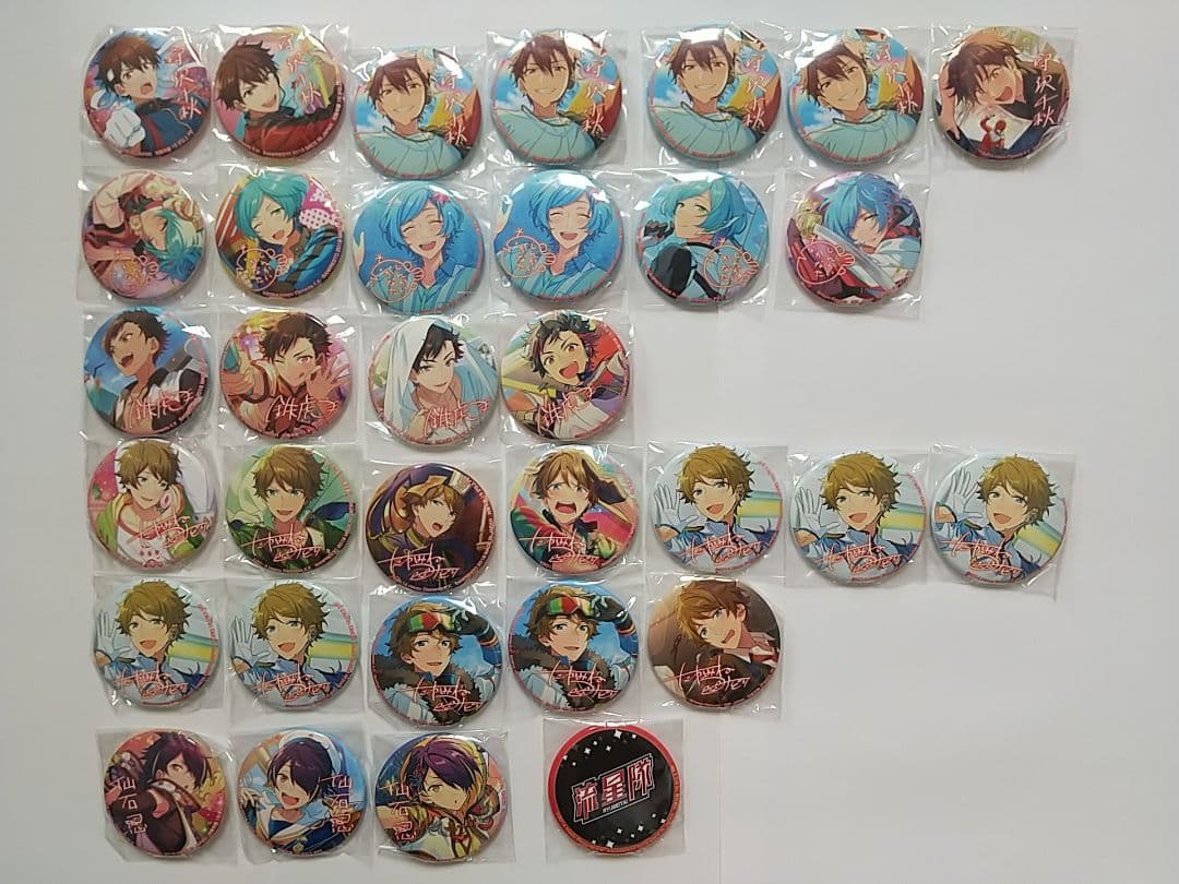 あんスタ バラエティ缶バッジ バラ缶 流星隊 千秋 奏汰 鉄虎 翠 忍 缶バッジ