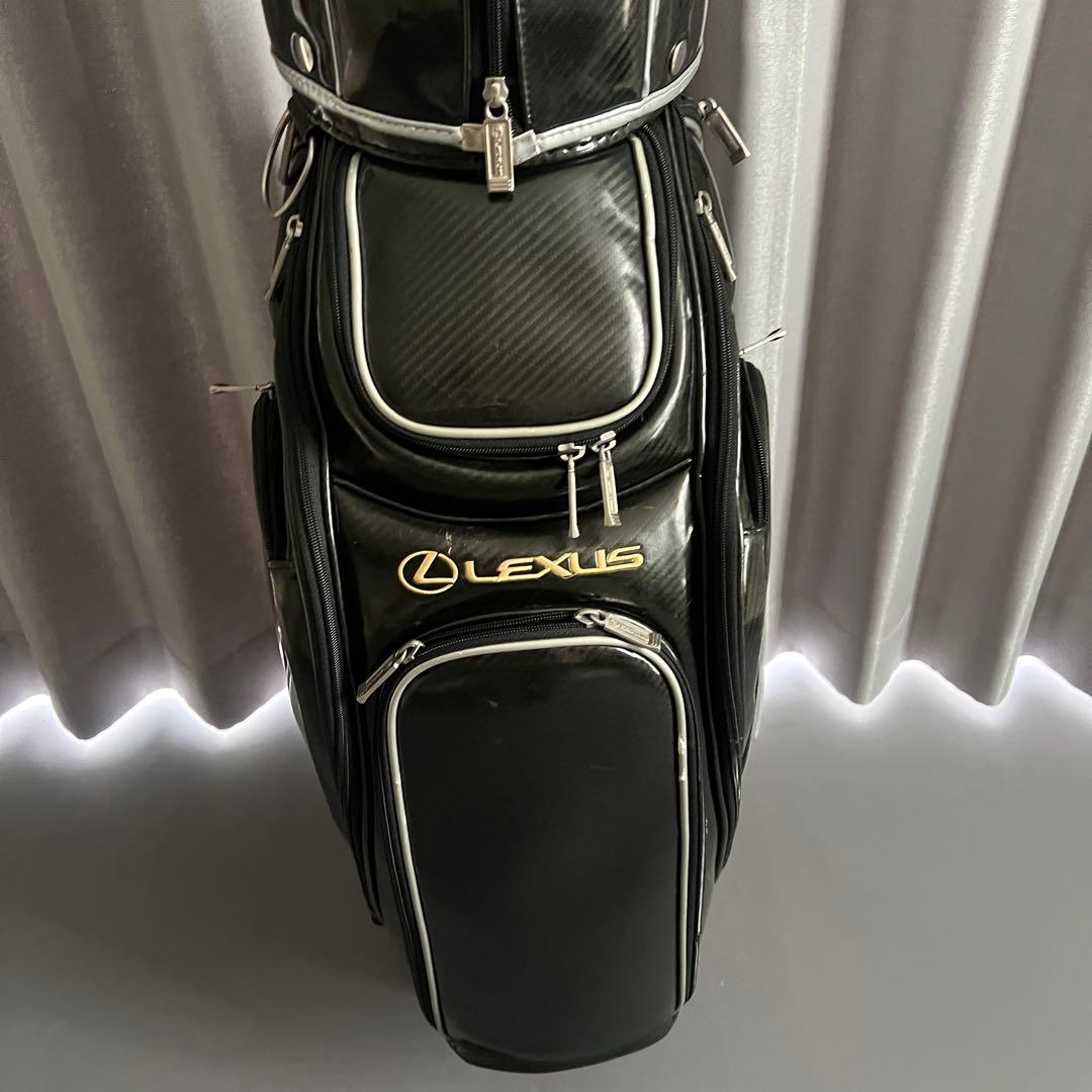 LEXUS レクサス　公式　キャディバッグ ブラック　黒　ゴルフ　GOLF 自立