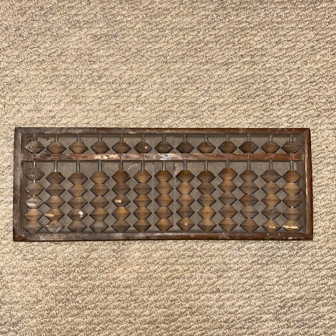 正真正銘レア　大正時代のそろばん