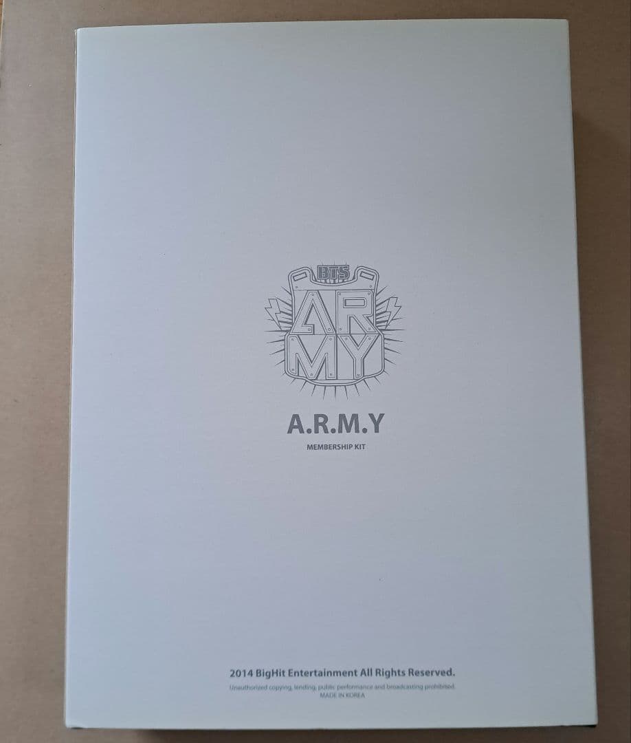 防弾少年団 BTS ARMY MEMBERSHIP KIT 1期