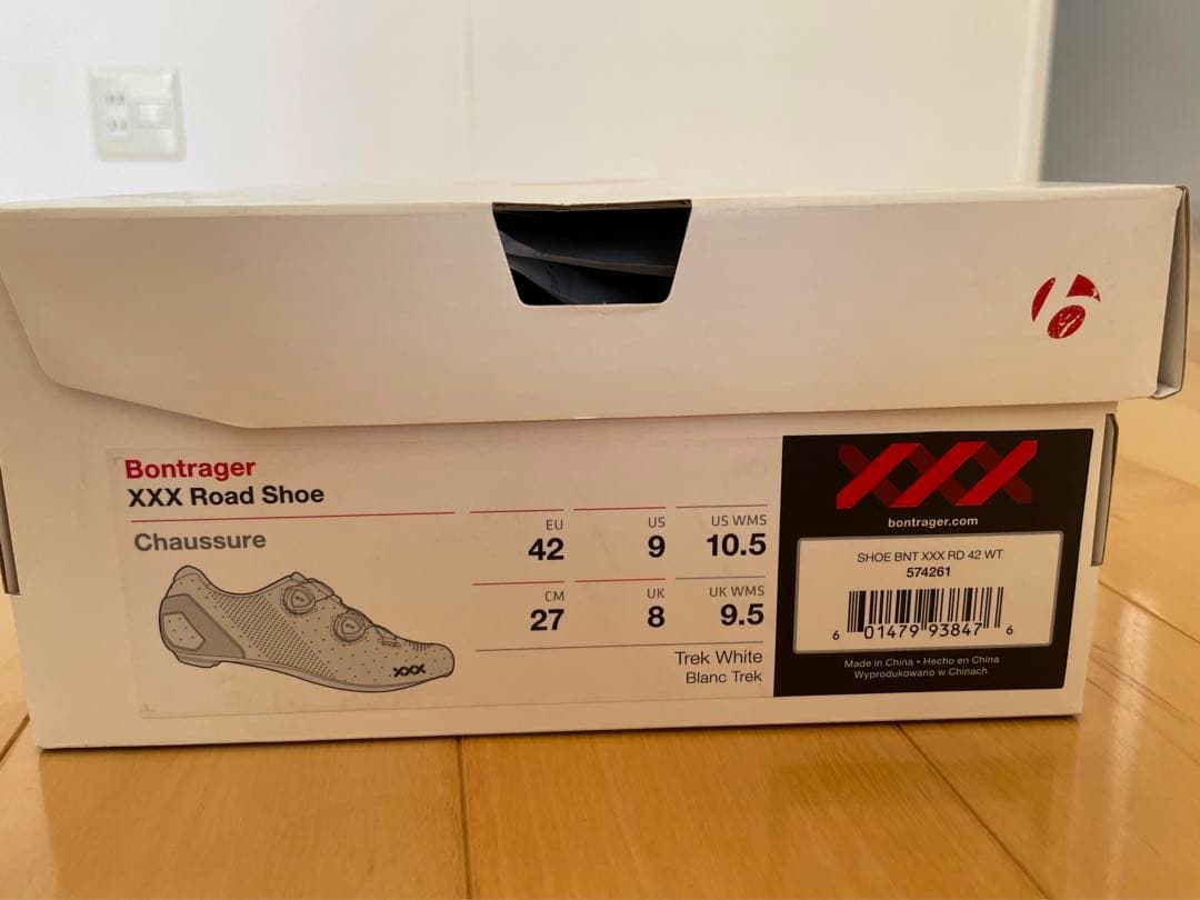【新品未使用】ボントレガー XXXロード サイクリングシューズ　42(27cm)