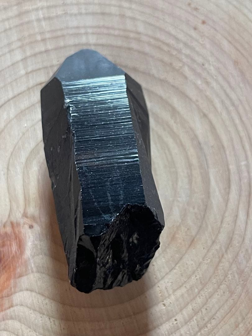 証明書付き　チベット　シャングリラ産　天然モリオン　ポイント　御守り　魔除けに！