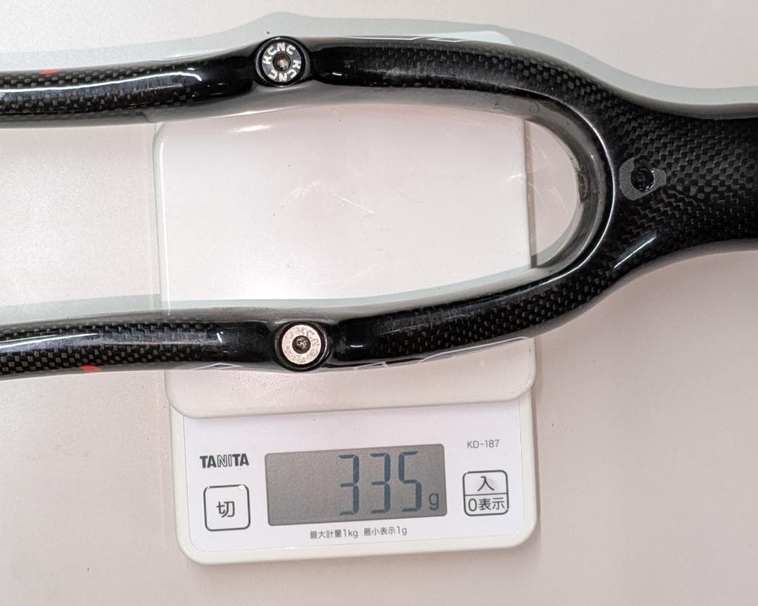 ダホン用軽量カーボンフォーク 111mm 335g