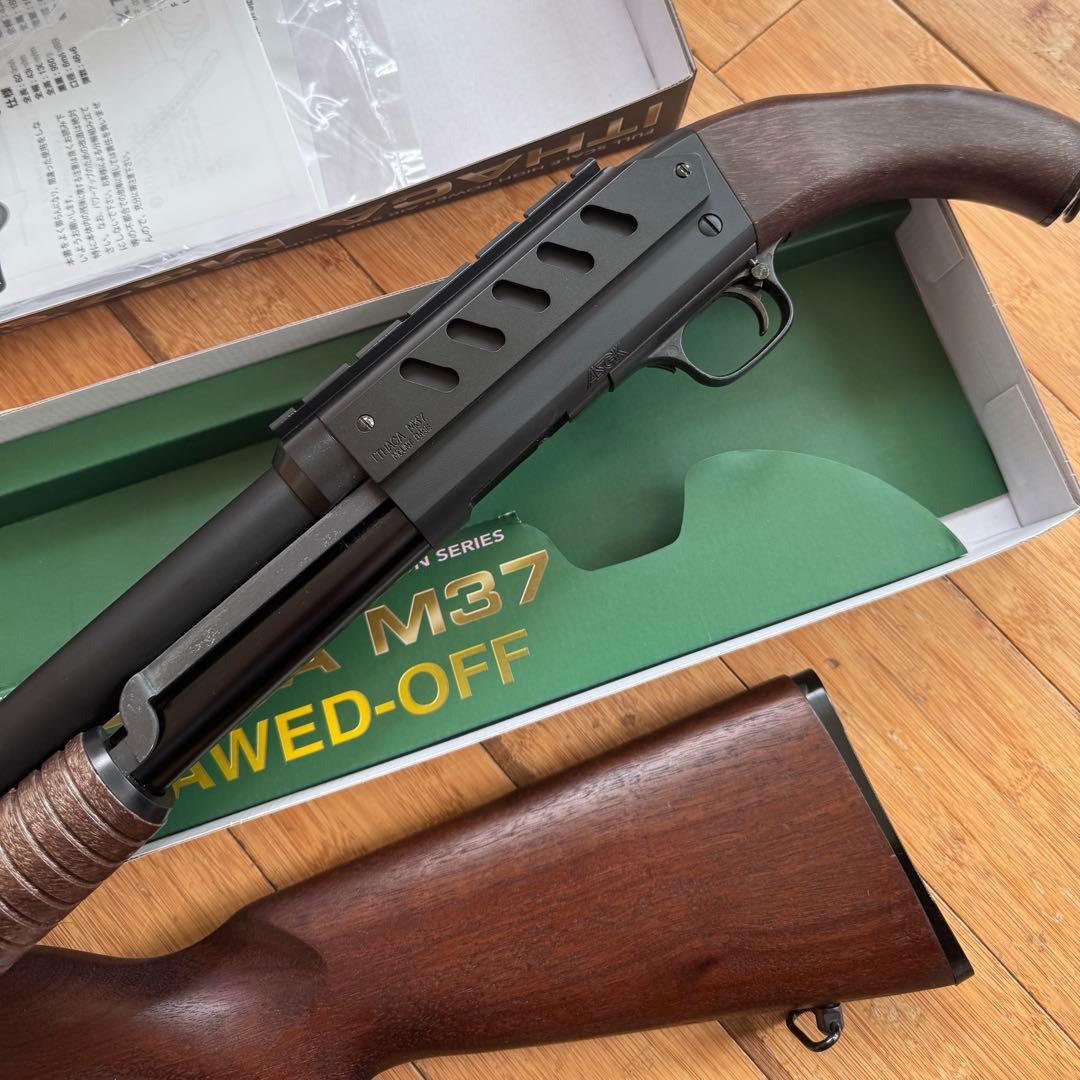 KTW エアーショットガン イサカ M37 ソードオフ