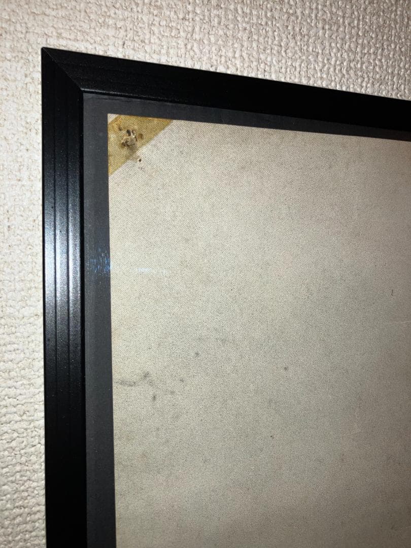 90年頃 激レア！ブライアンセッツァー ストレイキャッツグレッチ 額付 ポスター