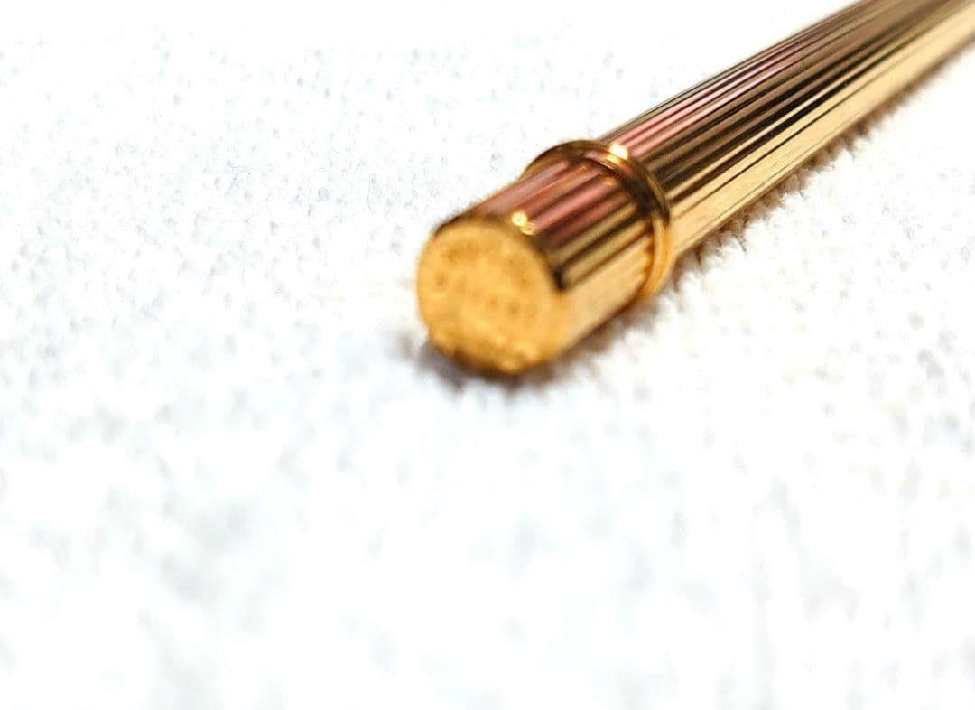 【美品】 カルティエ ボールペン マスト ドゥカルティエ ストライプ柄