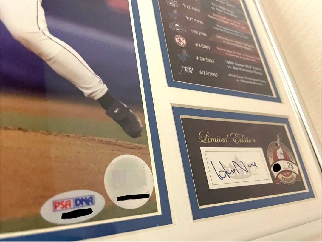 貴重　野茂英雄 FLEER社 特別製作　25限定　直筆サイン PSADNA社証明