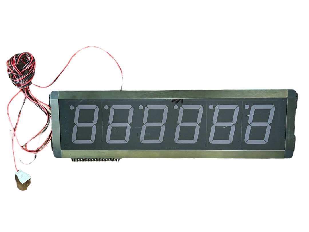 大型表示カウンタ/6桁表示＋専用設定器