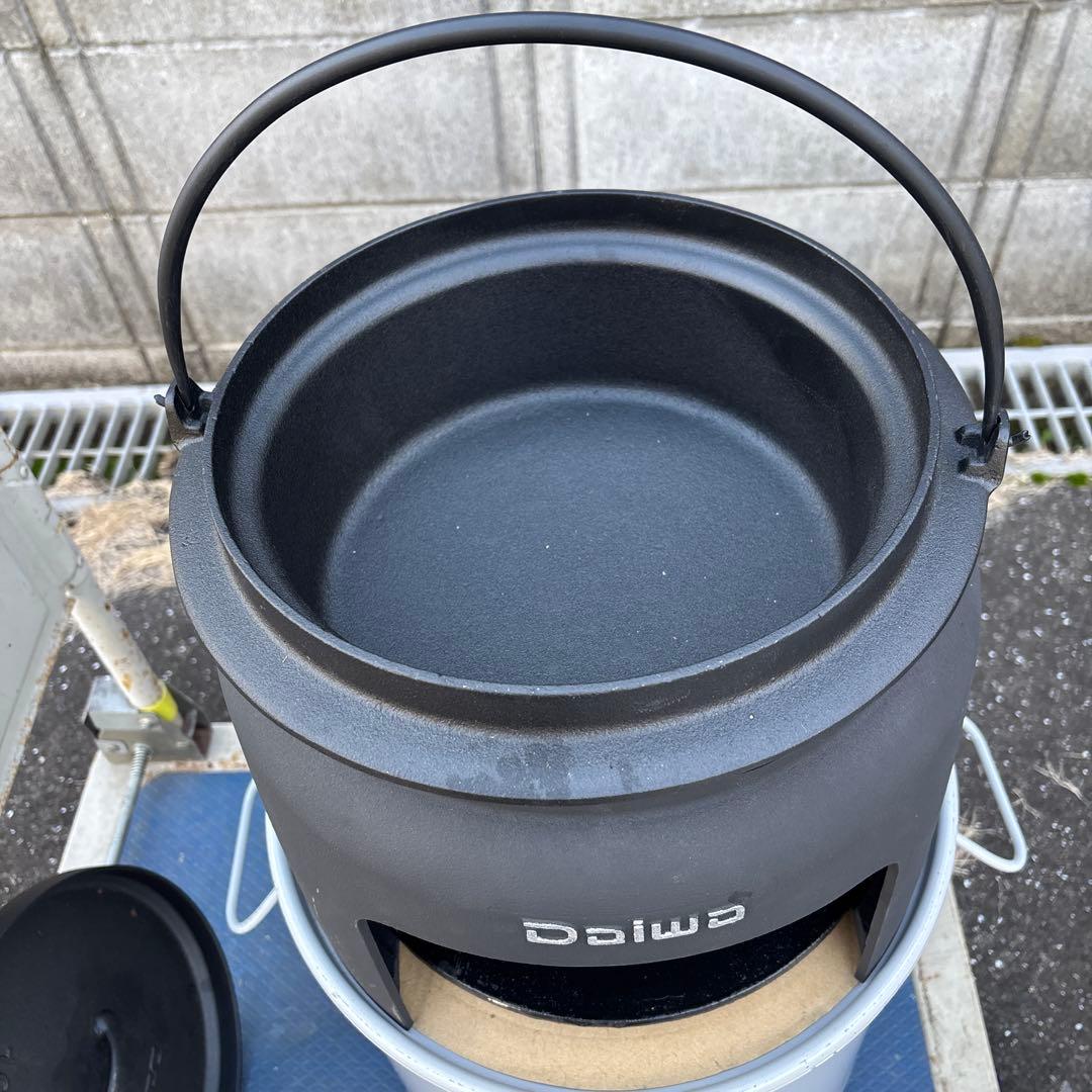 老舗鋳鉄メーカーの「オーブン」と「かまど」のセット　「かまどん」　未使用品